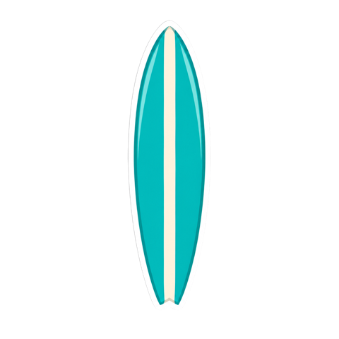 Surfboard sticker